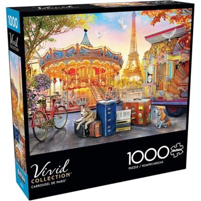 Buffalo Games Carrousel de Paris – Puzzle mit 1000 Teilen Buffalo Games Carrousel de Paris – Puzzle mit 1000 Teilen