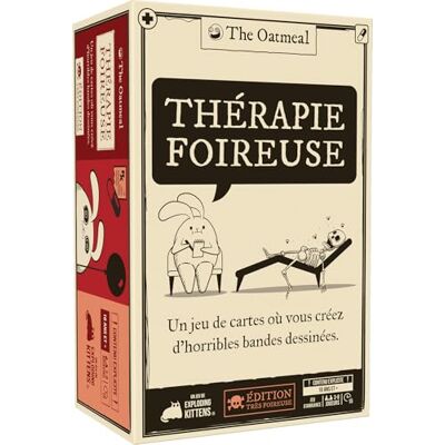 Asmodee FOIREUSE by Exploding Kittens – Gesellschaftsspiel für Erwachsene – lustiges & explizites Kartenspiel für Abende mit Freunden – 18 + Jahre – 3 bis 8 Spieler – 15 Minuten – auf Französisch Asmodee FOIREUSE by Exploding Kittens – Gesellschaftsspiel für Erwachsene – lustiges & explizites Kartenspiel für Abende mit Freunden – 18 + Jahre – 3 bis 8 Spieler – 15 Minuten – auf Französisch