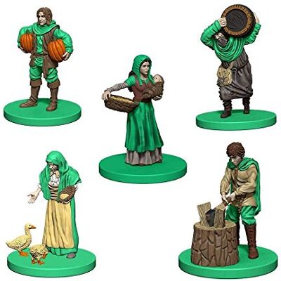 WizKids Mayfair Games Europe MFG72867 Agricola Game Expansion: Grün (5 Figures), Mehrfarbig WizKids Mayfair Games Europe MFG72867 Agricola Game Expansion: Grün (5 Figures), Mehrfarbig