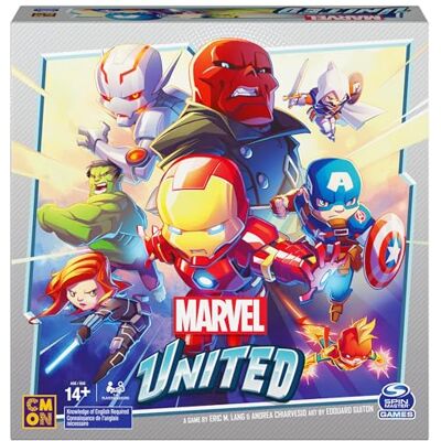 Spin Master Games Marvel United Super Hero Kooperatives Strategiespiel für Erwachsene und Kinder ab 8 Jahren Spin Master Games Marvel United Super Hero Kooperatives Strategiespiel für Erwachsene und Kinder ab 8 Jahren