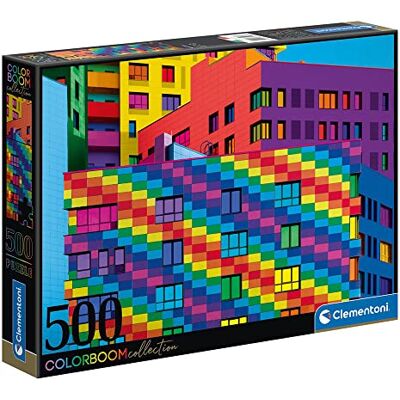Clementoni 35094 Squares – Puzzle 500 Teile, Colorboom Collection, Geschicklichkeitsspiel für die ganze Familie, Erwachsenenpuzzle ab 14 Jahren Clementoni 35094 Squares – Puzzle 500 Teile, Colorboom Collection, Geschicklichkeitsspiel für die ganze Familie, Erwachsenenpuzzle ab 14 Jahren