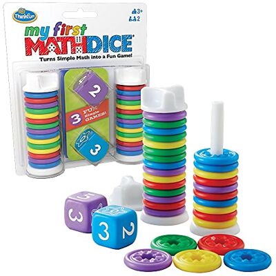 ThinkFun Mein erstes Mathe-Würfelspiel für Kinder ab 3 Jahren – Lernspielzeug für Kleinkinder ThinkFun Mein erstes Mathe-Würfelspiel für Kinder ab 3 Jahren – Lernspielzeug für Kleinkinder