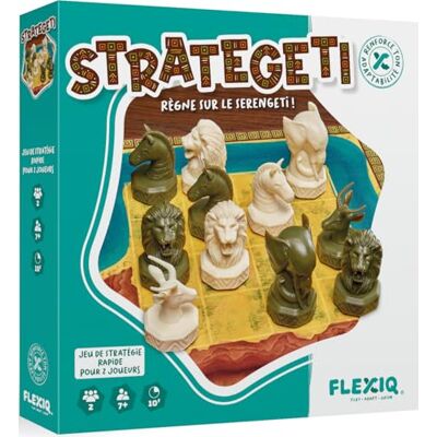 Asmodee Strategeti FlexiQ Strategiespiel Taktisches Denken Familie 7 Jahre 2 Spieler 10 Minuten Französische Version Asmodee Strategeti FlexiQ Strategiespiel Taktisches Denken Familie 7 Jahre 2 Spieler 10 Minuten Französische Version