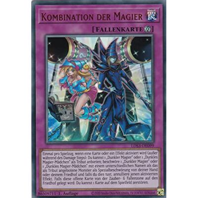 TCG Kombination der Magier Ultra Rare Deutsch 1. Auflage im Set mit Ultrapro Toploader Yugioh Card Collectible Card Game Card 1 Stück TCG Kombination der Magier Ultra Rare Deutsch 1. Auflage im Set mit Ultrapro Toploader Yugioh Card Collectible Card Game Card 1 Stück