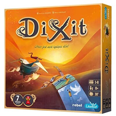Libellud Rebel Brettspiel Dixit Kreativ, Kartenspiel Geschichte 3 bis 8 Spieler Spiel ab 8 Jahren Libellud Rebel Brettspiel Dixit Kreativ, Kartenspiel Geschichte 3 bis 8 Spieler Spiel ab 8 Jahren