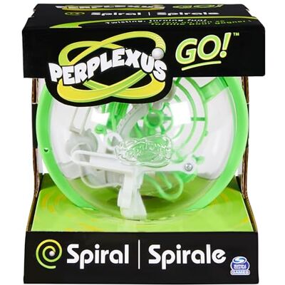 Spin Master Perplexus GO, 3D-Kugellabyrinth mit 35 Hindernissen, kompakte handliche Kugel für unterwegs, empfohlen für Einsteiger ab 8 Jahren, 2 Varianten, Zufallsauswahl (Sortierung) Spin Master Perplexus GO, 3D-Kugellabyrinth mit 35 Hindernissen, kompakte handliche Kugel für unterwegs, empfohlen für Einsteiger ab 8 Jahren, 2 Varianten, Zufallsauswahl (Sortierung)