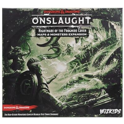 WizKids Nightmare of the Frogmire Coven Maps & Monsters Expansion: Dungeons & Dragons Onslaught WizKids Nightmare of the Frogmire Coven Maps & Monsters Expansion: Dungeons & Dragons Onslaught