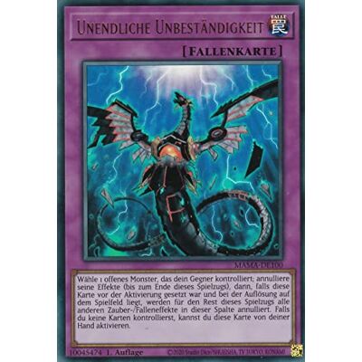 TCG MAMA-DE100 Unendliche Unbeständigkeit Ultra Rare Deutsch 1. Auflage im Set mit Ultrapro Toploader Yugioh TCG MAMA-DE100 Unendliche Unbeständigkeit Ultra Rare Deutsch 1. Auflage im Set mit Ultrapro Toploader Yugioh