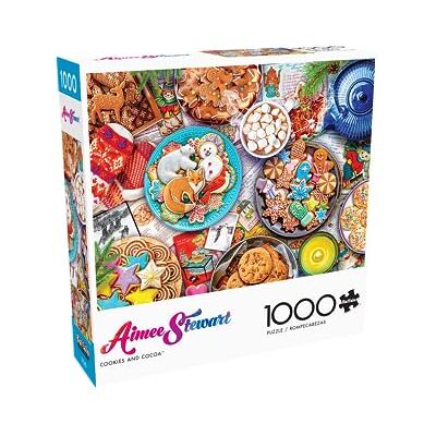 Buffalo Games Aimee Stewart – Kekse und Kakao – 1000-teiliges Puzzle für Erwachsene, herausforderndes Puzzle, perfekt für Spieleabende – 1000 Teile fertige Größe ist 67 x 50 cm, groß Buffalo Games Aimee Stewart – Kekse und Kakao – 1000-teiliges Puzzle für Erwachsene, herausforderndes Puzzle, perfekt für Spieleabende – 1000 Teile fertige Größe ist 67 x 50 cm, groß