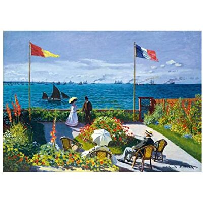 Bluebird Puzzle Garden at Sainte-Adresse, Claude Monet 1000 Teile (60042) Bluebird Puzzle Garden at Sainte-Adresse, Claude Monet 1000 Teile (60042)