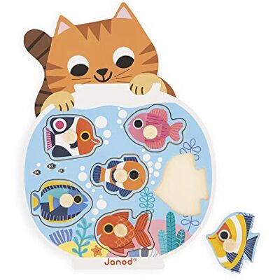 Janod Juratoys 6-teiliges Holzpuzzle Aquarium Janod Juratoys 6-teiliges Holzpuzzle Aquarium