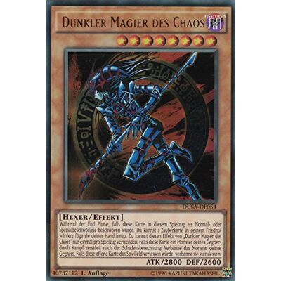 TCG DUSA-DE054 Dunkler Magier des Chaos Ultra Rare Deutsch im Set mit Ultrapro Toploader Yugioh TCG DUSA-DE054 Dunkler Magier des Chaos Ultra Rare Deutsch im Set mit Ultrapro Toploader Yugioh