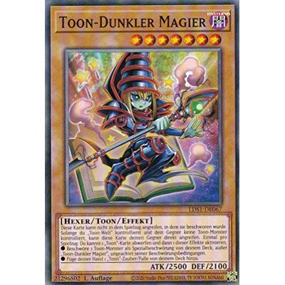 TCG LDS1-DE067 Toon-Dunkler Magier Common Deutsch 1. Auflage TCG LDS1-DE067 Toon-Dunkler Magier Common Deutsch 1. Auflage