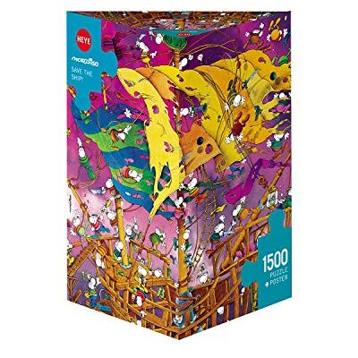 Heye Verlag 29924 Save the Ship, Mordillo Puzzle, Green Heye Verlag 29924 Save the Ship, Mordillo Puzzle, Green