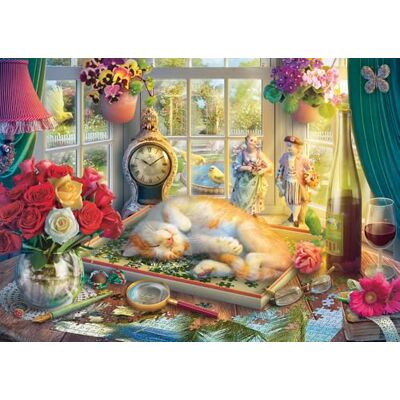 Schmidt Spiele 59789 Puzzlezeit mit Katze, 1000 Teile Puzzle Schmidt Spiele 59789 Puzzlezeit mit Katze, 1000 Teile Puzzle
