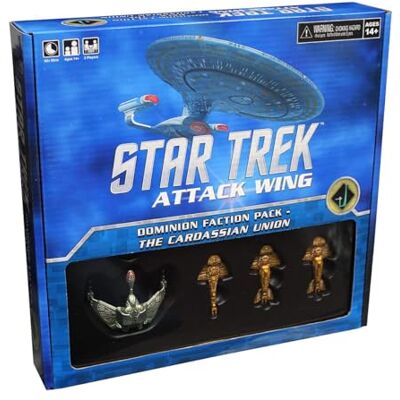 WizKids Kids LLC The Cardassian Union: Dominion Faction Pack: STAW Miniatures Game Ages 14+ 2-99 Players 60 Minutes Playing Time WZK73299 Multicolor WizKids Kids LLC The Cardassian Union: Dominion Faction Pack: STAW Miniatures Game Ages 14+ 2-99 Players 60 Minutes Playing Time WZK73299 Multicolor