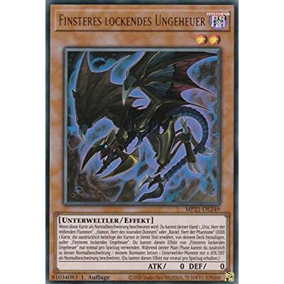 TCG MP21-DE249 Finsteres lockendes Ungeheuer Ultra Rare Deutsch 1. Auflage TCG MP21-DE249 Finsteres lockendes Ungeheuer Ultra Rare Deutsch 1. Auflage