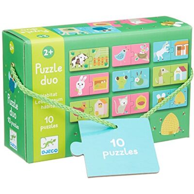 Djeco Puzzle Duo Habitat Djeco Puzzle Duo Habitat