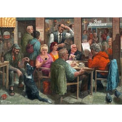 ART Marius Van Dokkum Foodtruck- Puzzel 1000 stukjes ART Marius Van Dokkum Foodtruck- Puzzel 1000 stukjes
