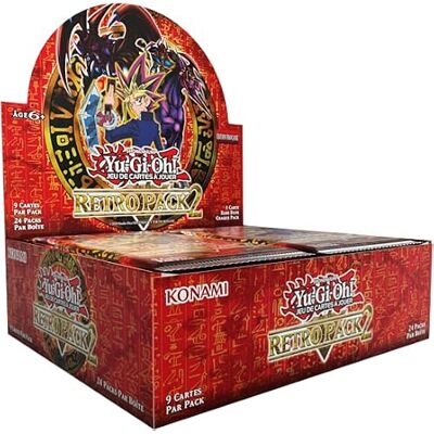 Yu-Gi-Oh! Tuckbox Pack Retro 2 Booster Pack 24 – Spielkartenspiel – 216 Karten – ab 6 Jahren – Französische Ausgabe Yu-Gi-Oh! Tuckbox Pack Retro 2 Booster Pack 24 – Spielkartenspiel – 216 Karten – ab 6 Jahren – Französische Ausgabe