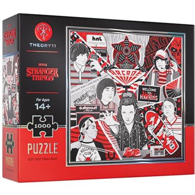 theory11 Stranger Things Multi-Dimensionales Puzzle (1000 Teile) Offiziell lizenzierte Stranger Things Merchandise & Collectibles – präzise Passform und Premium-Qualität – Zwischenpuzzle theory11 Stranger Things Multi-Dimensionales Puzzle (1000 Teile) Offiziell lizenzierte Stranger Things Merchandise & Collectibles – präzise Passform und Premium-Qualität – Zwischenpuzzle
