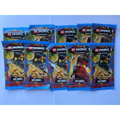Lego Ninjago 10x Booster Pack Trading Card Game Die Insel Blue Ocean Serie 6 Sammelkartenspiel 50 Karten verpackt in Tüte Lego Ninjago 10x Booster Pack Trading Card Game Die Insel Blue Ocean Serie 6 Sammelkartenspiel 50 Karten verpackt in Tüte