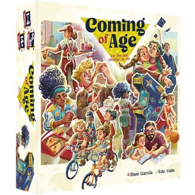 Asmodee Coming of Age – Ludonova – Gesellschaftsspiel erzählend und strategisch – Experten-Spiel für Erwachsene – ab 14 Jahren – 1 bis 4 Spieler – 40 bis 80 Minuten – französische Version Asmodee Coming of Age – Ludonova – Gesellschaftsspiel erzählend und strategisch – Experten-Spiel für Erwachsene – ab 14 Jahren – 1 bis 4 Spieler – 40 bis 80 Minuten – französische Version