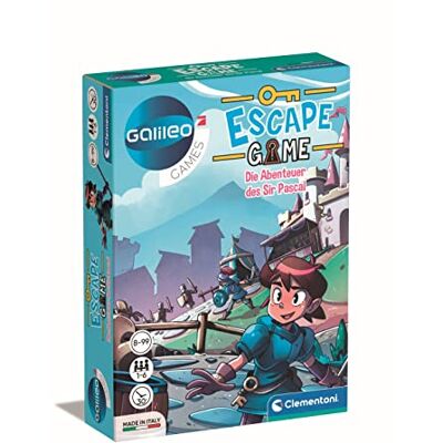 Clementoni Galileo Escape Game Die Abenteuer des Sir Pascal Escape Spiel für Kinder ab 8 Jahren Gesellschaftsspiel & Familienspiel 59336 von Clementoni Galileo Escape Game Die Abenteuer des Sir Pascal Escape Spiel für Kinder ab 8 Jahren Gesellschaftsspiel & Familienspiel 59336 von