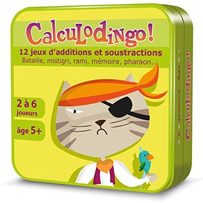 Asmodee Aritma – CalculoDingo – Kartenspiele, Berechnung von Additionen, 5 Jahre Asmodee Aritma – CalculoDingo – Kartenspiele, Berechnung von Additionen, 5 Jahre