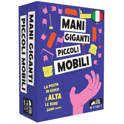 Asmodee – Riesen kleine bewegliche Hände, Brettspiel, Kartenspiel, Partyspiel, 7+ Jahre, 3-8 Spieler, 10 min, italienische Ausgabe Asmodee – Riesen kleine bewegliche Hände, Brettspiel, Kartenspiel, Partyspiel, 7+ Jahre, 3-8 Spieler, 10 min, italienische Ausgabe