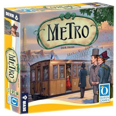 Devir U-Bahn, Familienspiel, Brettspiel, Brettspiel der Fliesen, Spiel 8 Jahre (BGMETEE) Devir U-Bahn, Familienspiel, Brettspiel, Brettspiel der Fliesen, Spiel 8 Jahre (BGMETEE)