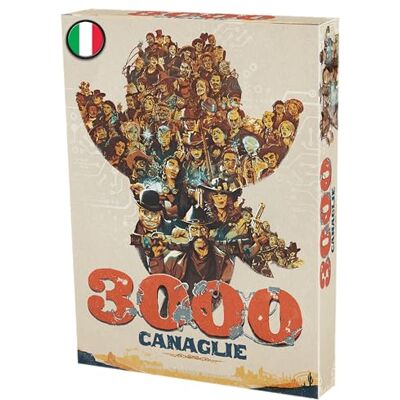 Asmodee 3000 Canaglies Brettspiel für Strategie und Bluff, 2-4 Spieler, 12+ Jahre, italienische Ausgabe Asmodee 3000 Canaglies Brettspiel für Strategie und Bluff, 2-4 Spieler, 12+ Jahre, italienische Ausgabe