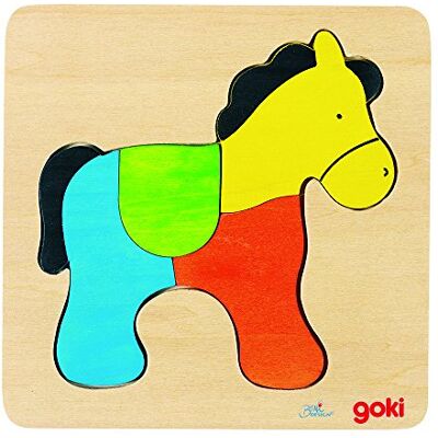 goki 57822 Einlegepuzzle Pferd goki 57822 Einlegepuzzle Pferd