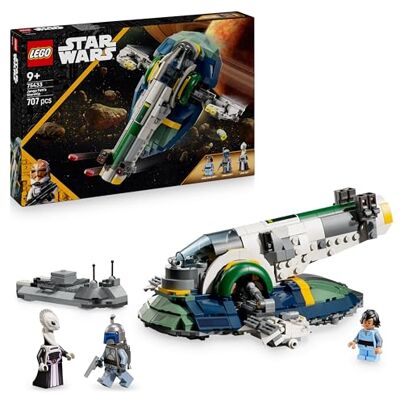 Lego Star Wars: Angriff der Klonkrieger Jango Fetts Sternenschiff Spielzeug für Jungen und Mädchen ab 9 Jahren Kopfgeldjäger Minifiguren Kreative DIY Deko Geschenkidee für Kinder 75433 Lego Star Wars: Angriff der Klonkrieger Jango Fetts Sternenschiff Spielzeug für Jungen und Mädchen ab 9 Jahren Kopfgeldjäger Minifiguren Kreative DIY Deko Geschenkidee für Kinder 75433