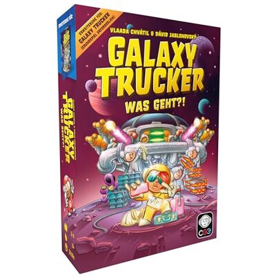 Czech Games Edition Galaxy Trucker: was geht?! Brettspiel-Erweiterung mit neuen Modulen Fortsetzung des aberwitzigen Legespiels Deutsch 2-4 Spieler Ab 8 Jahren Czech Games Edition Galaxy Trucker: was geht?! Brettspiel-Erweiterung mit neuen Modulen Fortsetzung des aberwitzigen Legespiels Deutsch 2-4 Spieler Ab 8 Jahren