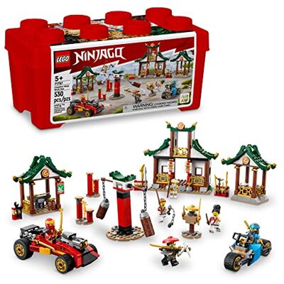 Lego NINJAGO Creative Ninja Brick Box 71787 Bauspielzeug-Set für Kinder, Jungen und Mädchen ab 5 Jahren (530 Teile) Lego NINJAGO Creative Ninja Brick Box 71787 Bauspielzeug-Set für Kinder, Jungen und Mädchen ab 5 Jahren (530 Teile)