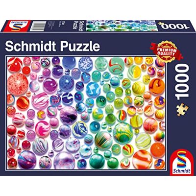 Schmidt Regenbogen-Murmeln: Puzzle Standard 1.000 Teile Schmidt Regenbogen-Murmeln: Puzzle Standard 1.000 Teile