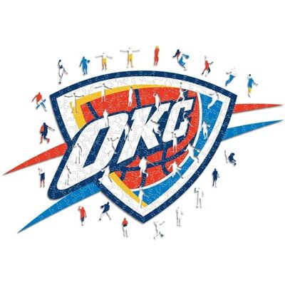ICONIC Puzzles - Oklahoma City Thunder Logo Puzzle - 500 Teile ICONIC Puzzles - Oklahoma City Thunder Logo Puzzle - 500 Teile