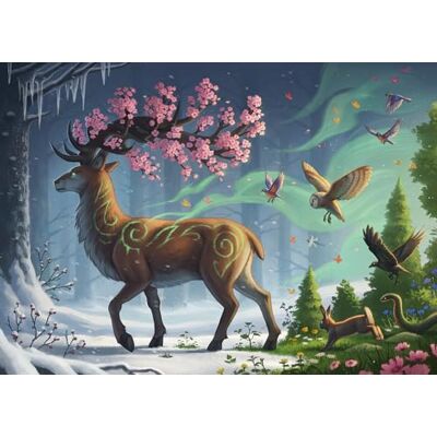 Ravensburger Puzzle 12000616 Der Hirsch als Frühlingsbote 1000 Teile Puzzle für Erwachsene und Kinder ab 14 Jahren, Ravensburger Puzzle 12000616 Der Hirsch als Frühlingsbote 1000 Teile Puzzle für Erwachsene und Kinder ab 14 Jahren,