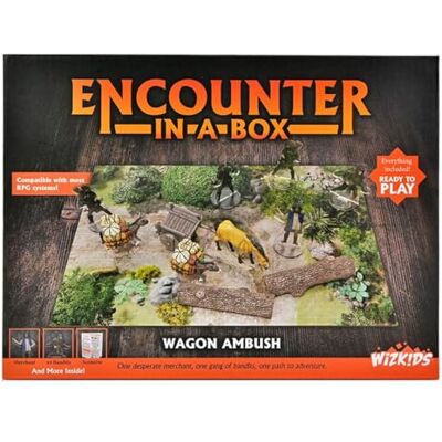 WizKids Warlock Tiles Encounter in a Box Wagon Ambush WizKids Warlock Tiles Encounter in a Box Wagon Ambush