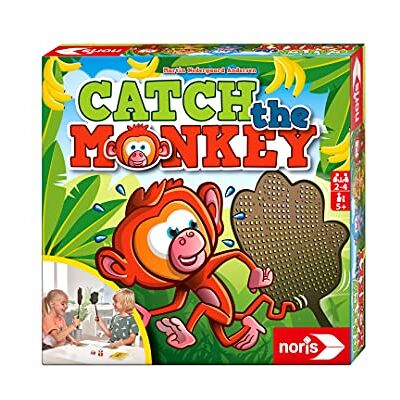 noris 606061881 Catch the Monkey – Das affenstarke Reaktionsspiel, für 2 – 4 Spieler, Gesellschaftsspiel, für Kinder ab 5 Jahren noris 606061881 Catch the Monkey – Das affenstarke Reaktionsspiel, für 2 – 4 Spieler, Gesellschaftsspiel, für Kinder ab 5 Jahren