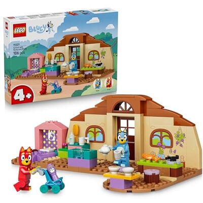 Lego Bluey Schule mit Rusty und Bluey Lernspielzeug mit Küche, Café, 2 Minifiguren & Spiellebensmittel Zubehör Montessori Set Geburtstagsgeschenk für Mädchen & Jungen ab 4 Jahren 11221 Lego Bluey Schule mit Rusty und Bluey Lernspielzeug mit Küche, Café, 2 Minifiguren & Spiellebensmittel Zubehör Montessori Set Geburtstagsgeschenk für Mädchen & Jungen ab 4 Jahren 11221