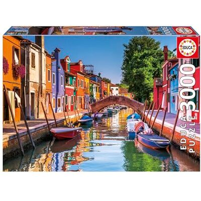 Educa 3000-Teile-Puzzle für Erwachsene Burano, Italien Inklusive Ersatzteilservice (Solange der Vorrat reicht) Ab 14 Jahren (20577) Educa 3000-Teile-Puzzle für Erwachsene Burano, Italien Inklusive Ersatzteilservice (Solange der Vorrat reicht) Ab 14 Jahren (20577)