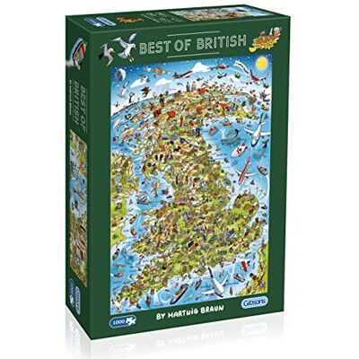 Gibsons Best of British Puzzle, 1000 Teile Gibsons Best of British Puzzle, 1000 Teile