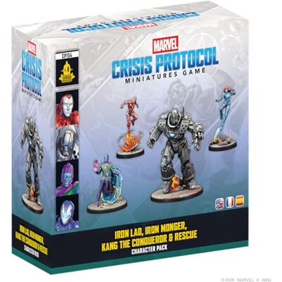 Asmodee , Marvel: Crisis Protocol – Iron Lad, Iron Monger, Kang & Rescue Asmodee , Marvel: Crisis Protocol – Iron Lad, Iron Monger, Kang & Rescue