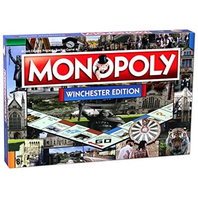 Winning Moves Winchester Monopoly-Brettspiel, Advance to King Alfred the Great's Statue, das Stadtmuseum oder die Jewry Street und tauschen Sie Ihren Weg zum Erfolg, EIN tolles Geschenk für Kinder ab Winning Moves Winchester Monopoly-Brettspiel, Advance to King Alfred the Great's Statue, das Stadtmuseum oder die Jewry Street und tauschen Sie Ihren Weg zum Erfolg, EIN tolles Geschenk für Kinder ab