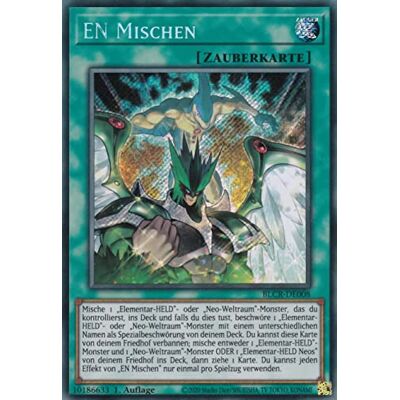TCG BLCR-DE008 EN Mischen Secret Rare Deutsch 1. Auflage im Set mit Ultrapro Toploader Yugioh TCG BLCR-DE008 EN Mischen Secret Rare Deutsch 1. Auflage im Set mit Ultrapro Toploader Yugioh