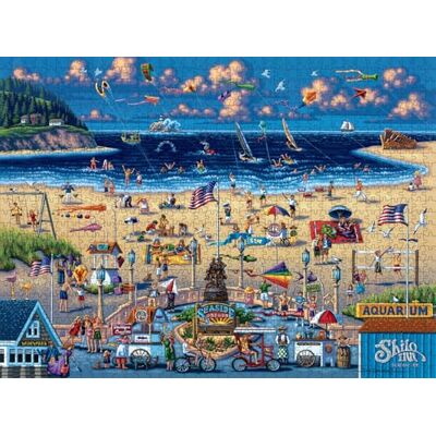 Buffalo Games Eric Dowdle Seaside, USA 1000 Teile Puzzle für Erwachsene Herausforderndes Puzzle perfekt für Spieleabende Fertige Größe ist 26,75 x 19,75 Buffalo Games Eric Dowdle Seaside, USA 1000 Teile Puzzle für Erwachsene Herausforderndes Puzzle perfekt für Spieleabende Fertige Größe ist 26,75 x 19,75
