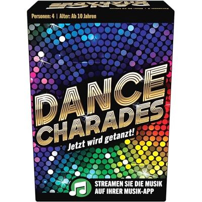 Goliath – Dance Charades, Deutsches Gesellschaftsspiel ab 10 Jahren, Spiel für 4 Personen, Scharade Familienspiel Wobei man Tanzen muss, Geschenk für Freund oder Freundin Goliath – Dance Charades, Deutsches Gesellschaftsspiel ab 10 Jahren, Spiel für 4 Personen, Scharade Familienspiel Wobei man Tanzen muss, Geschenk für Freund oder Freundin