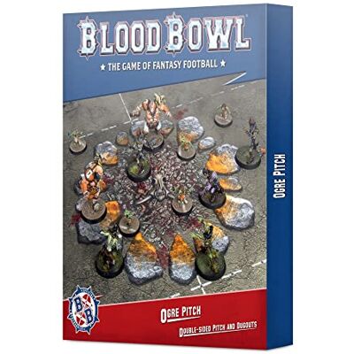 Games Workshop Blood Bowl Ogre Pitch and Dugouts Playmat Spielfeld Oger Games Workshop Blood Bowl Ogre Pitch and Dugouts Playmat Spielfeld Oger